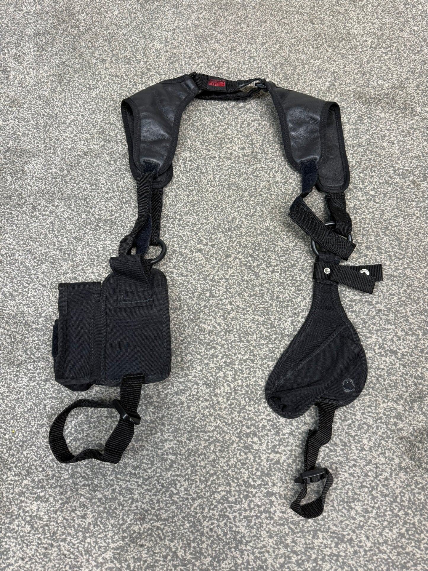 Ex Police Niton Overt Duty Shoulder Harness Security Close Protection Radio Cuff Baton CS Pouches