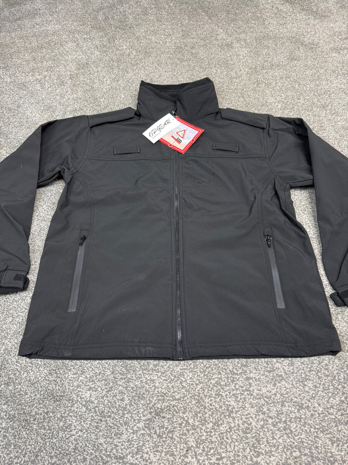 Ex Police Op Gear Soft Shell Fleece Jacket LARGE Security Recovery Dog Handler