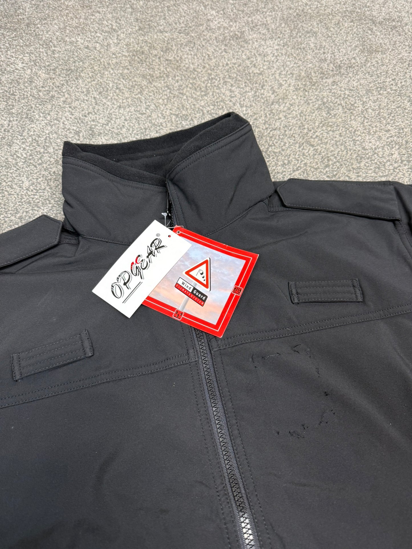 Ex Police Op Gear Soft Shell Fleece Jacket LARGE Security Recovery Dog Handler