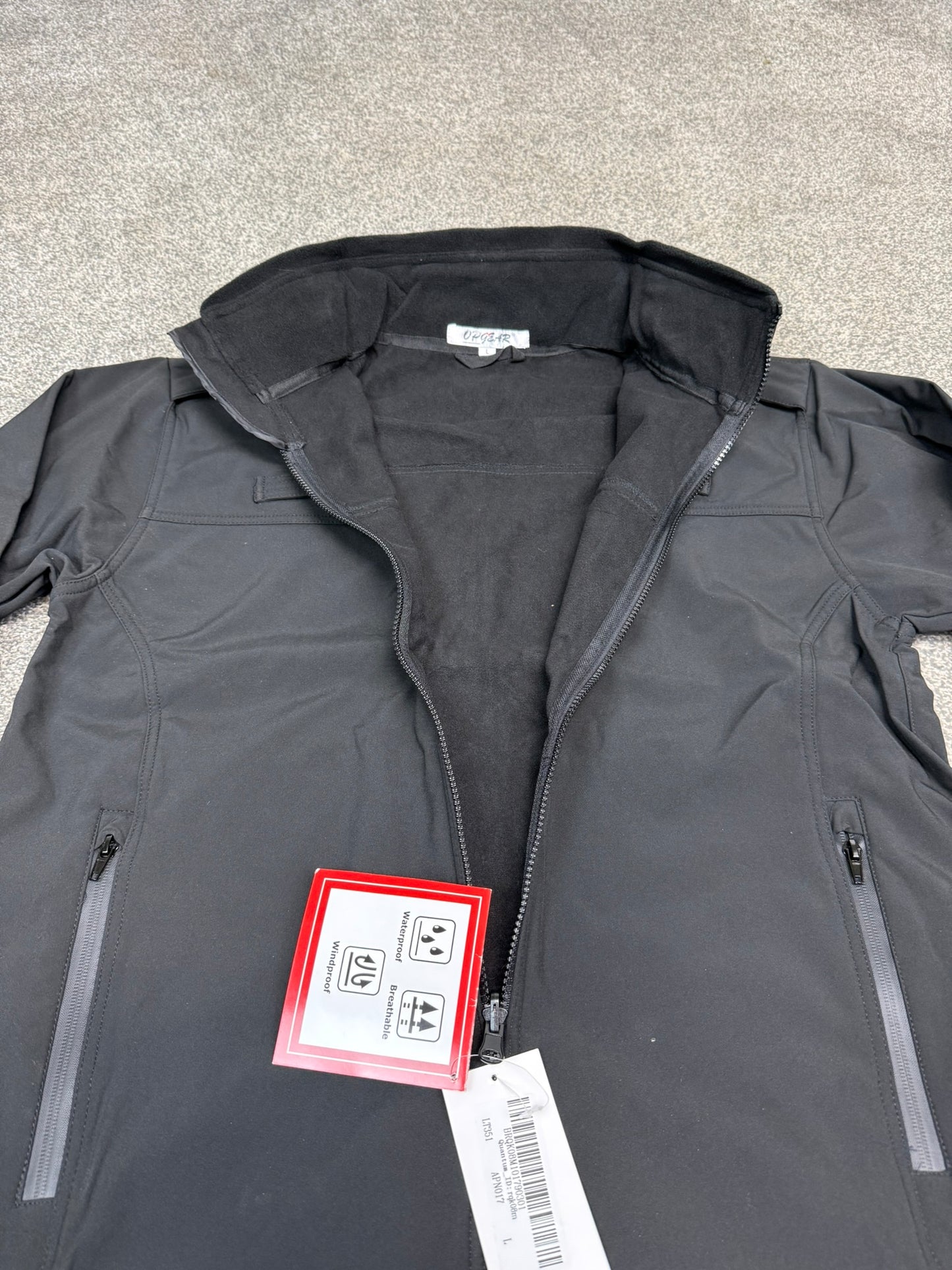 Ex Police Op Gear Soft Shell Fleece Jacket LARGE Security Recovery Dog Handler