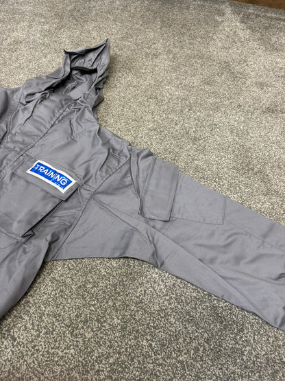 Ex Police NEW Remploy CBRN Grey Training Coverall Suit Peeler Overall Prepper