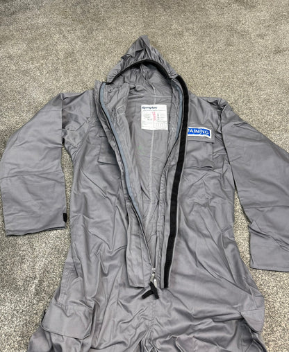 Ex Police NEW Remploy CBRN Grey Training Coverall Suit Peeler Overall Prepper