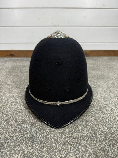 NEW Ex Police Bobby Custodian Helmet Rose Top 61cm Fancy Dress Display