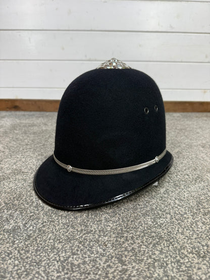 NEW Ex Police Bobby Custodian Helmet Rose Top 61cm Fancy Dress Display