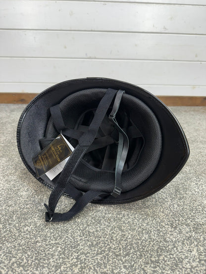 NEW Ex Police Bobby Custodian Helmet Rose Top 61cm Fancy Dress Display