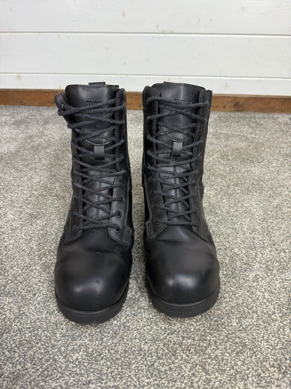 Magnum Elite Shield Met Black Leather Combat Boots UK 10 Ex Police Security Work