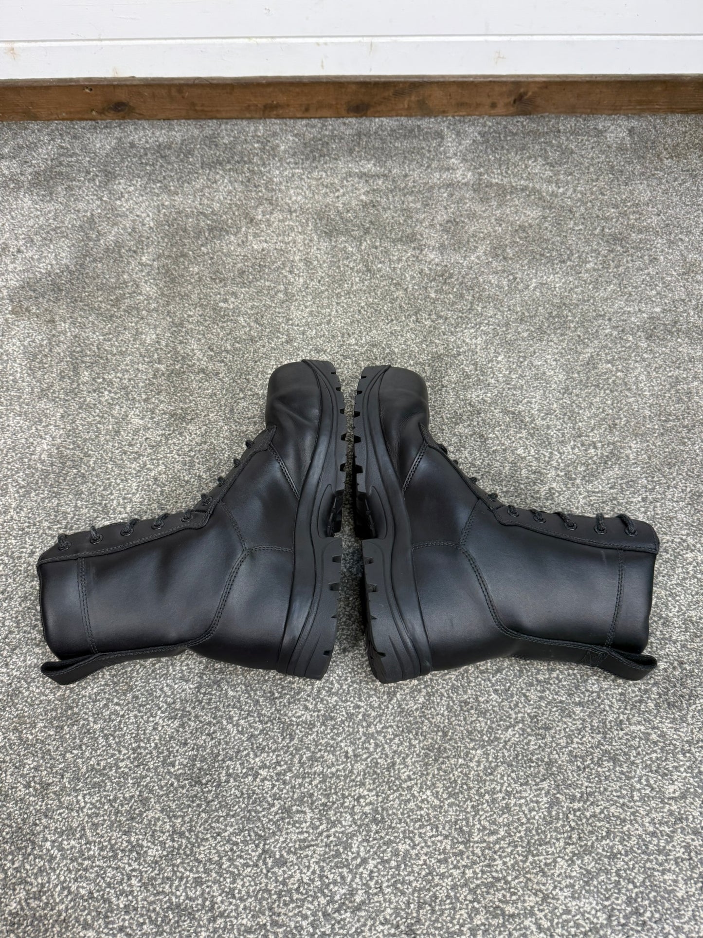 Magnum Elite Shield Met Black Leather Combat Boots UK 10 Ex Police Security Work