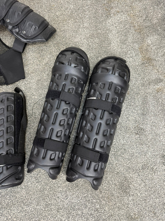 Ex Police Riot Guard Set Job Lot Vest Shoulder Arm Leg Public Order Security