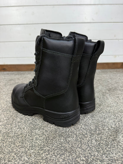Magnum Elite Shield Met Black Leather Combat Boots UK 5 Ex Police Security Work
