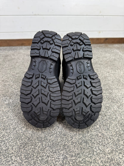 Magnum Elite Shield Met Black Leather Combat Boots UK 5 Ex Police Security Work