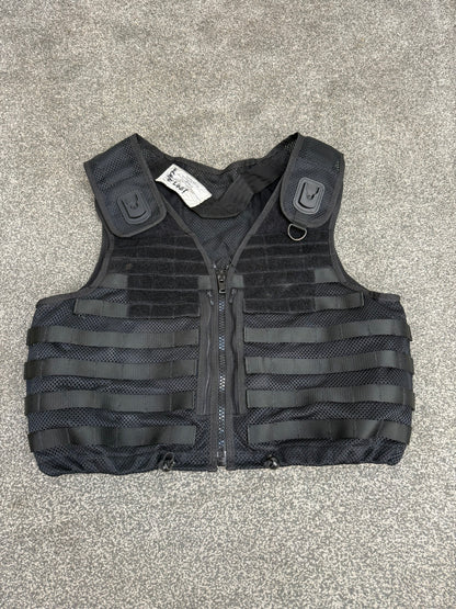 Ex Police Black Safariland Vest Molle Tactical Utility Security Vest XL