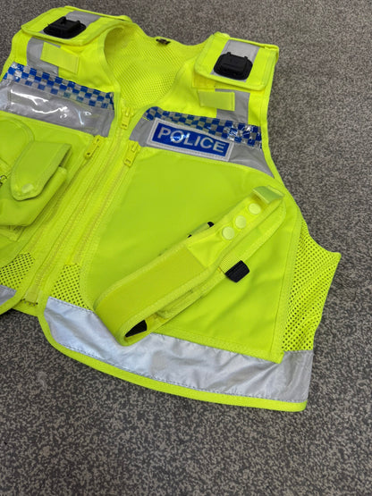 Ex Police Hi-Vis Protec Utility Tac Vest Badged - Collector Display Security