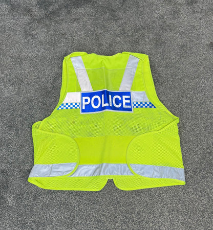 Ex Police Protec Mesh Vest Badged LARGE - Collector Display Film / TV Uniform