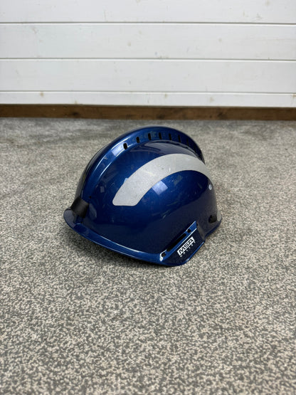Ex Police MSA Gallet Type VIII Metallic Blue 53-62cm Rescue Safety Helmet