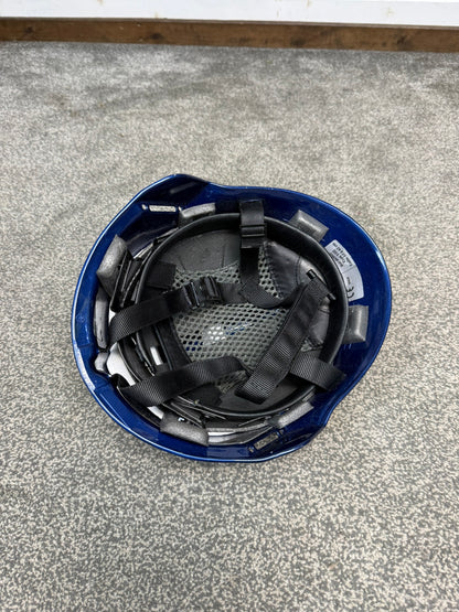 Ex Police MSA Gallet Type VIII Metallic Blue 53-62cm Rescue Safety Helmet