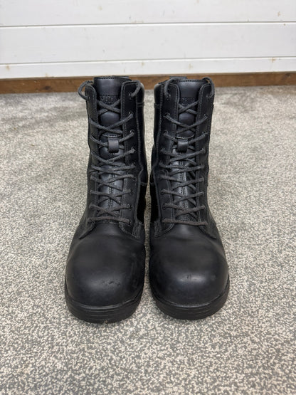 Magnum Elite Shield Met Black Waterproof Leather Combat Boots UK 9.5 Ex Police Security Work