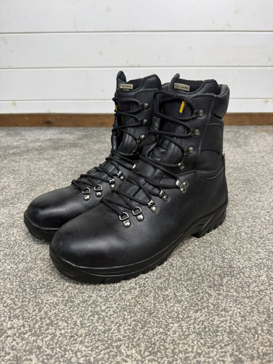 Altberg Peacekeeper P3 VS Black Leather Safety Combat Boots Size UK 11 Wide