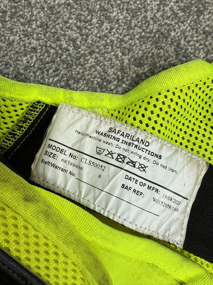 Safariland Hi-Vis MOLLE Vest With Taser X2 Holster Police Tactical Security Vest XL