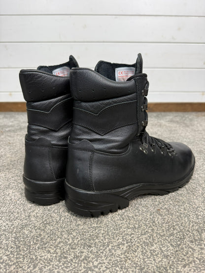 Altberg Peacekeeper P3 VS Black Leather Safety Combat Boots Size UK 11 Wide