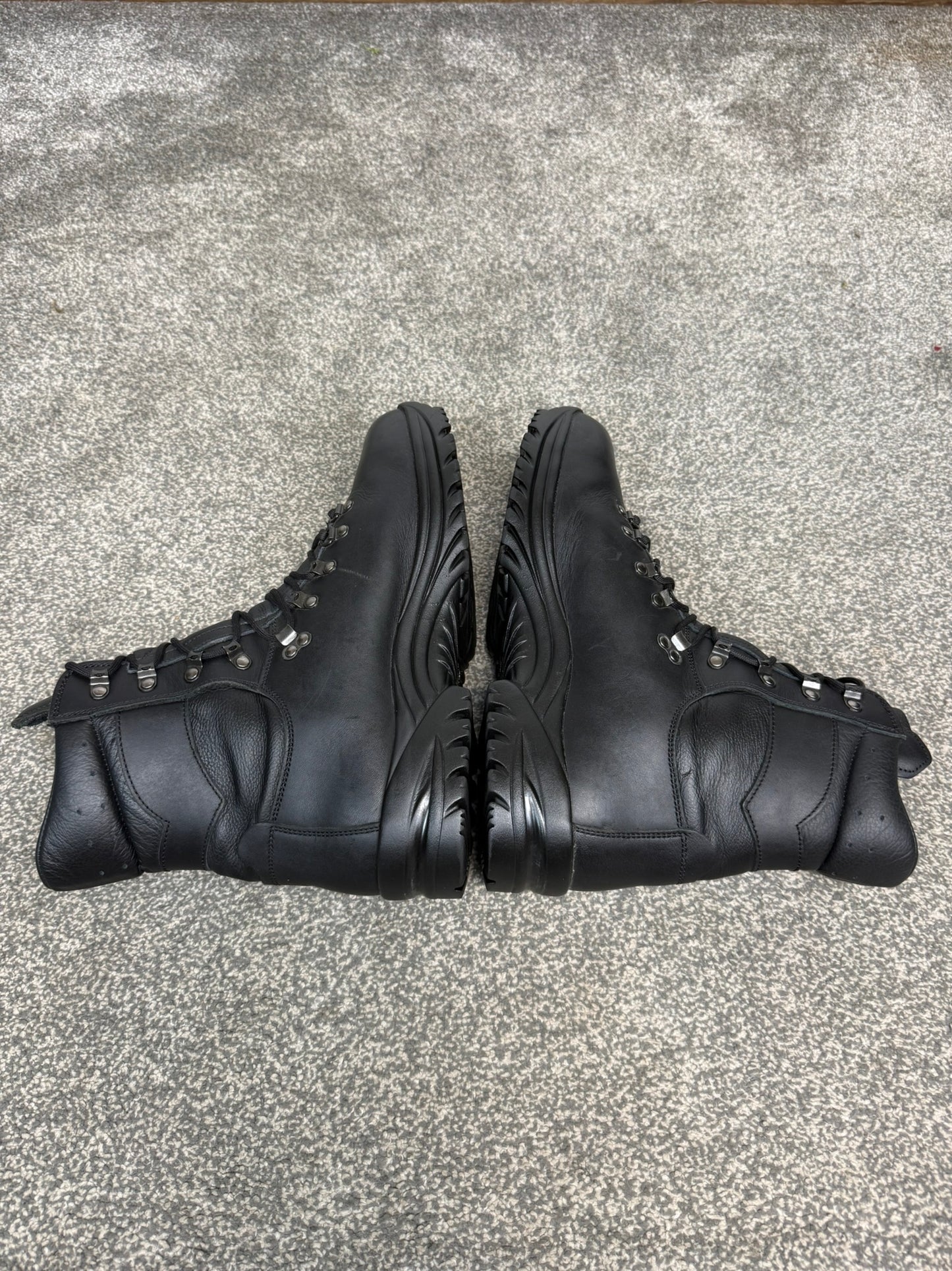 Altberg Peacekeeper P3 VS Black Leather Safety Combat Boots Size UK 11 Wide