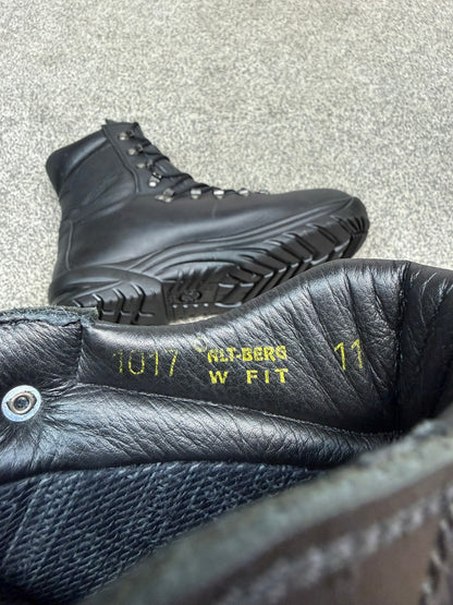 Altberg Peacekeeper P3 VS Black Leather Safety Combat Boots Size UK 11 Wide