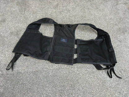 5.11 Tactical Black Nylon Mesh Vest Concealment Modular Vest Ex Police Security