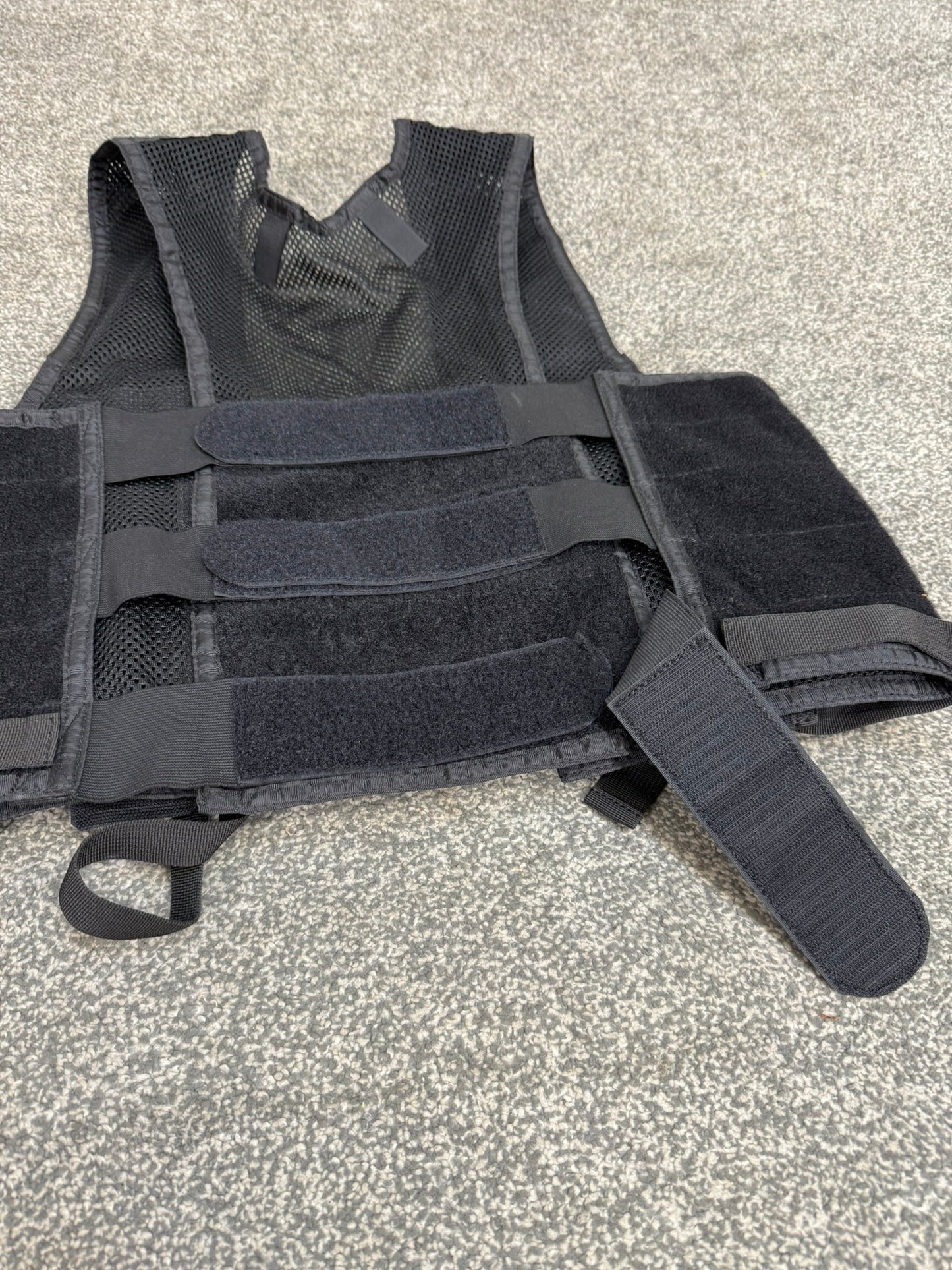 5.11 Tactical Black Nylon Mesh Vest Concealment Modular Vest Ex Police Security