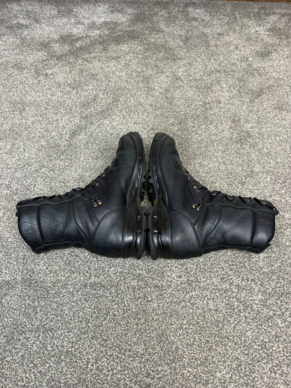 Ex Police Altberg Black Leather Combat Boots Size UK 9.5