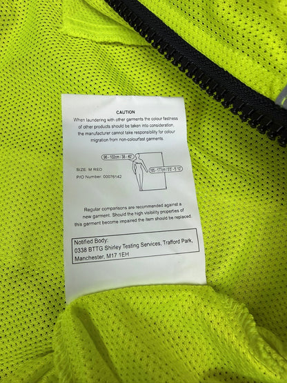 Ex Police Hi Vis Mesh Cycle Jacket Cycling Security Riding - MEDIUM
