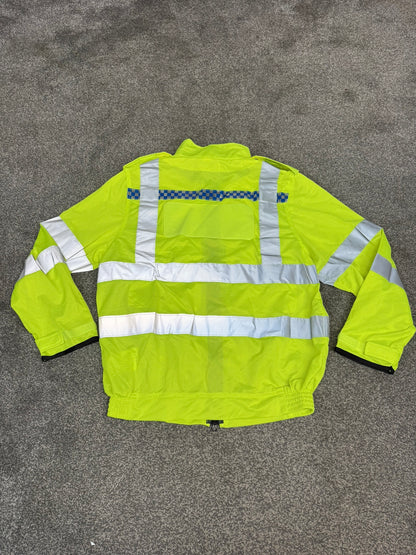 Ex Police Hi Vis Mesh Cycle Jacket Cycling Security Riding - MEDIUM
