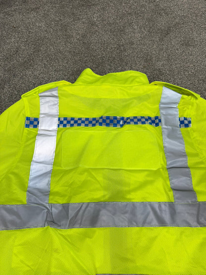 Ex Police Hi Vis Mesh Cycle Jacket Cycling Security Riding - MEDIUM
