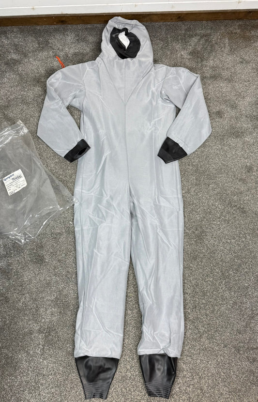 Ex Police NEW Remploy Britannia Training Under Coverall Suit CBRN Rubber Cuffs