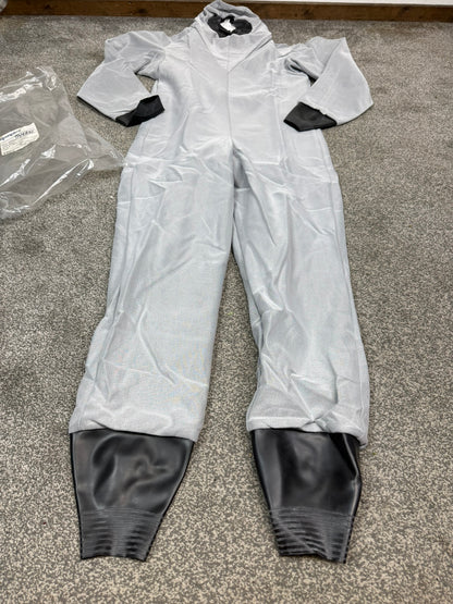 Ex Police NEW Remploy Britannia Training Under Coverall Suit CBRN Rubber Cuffs