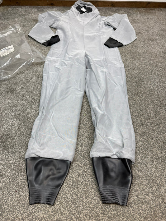 Ex Police NEW Remploy Britannia Training Under Coverall Suit CBRN Rubber Cuffs
