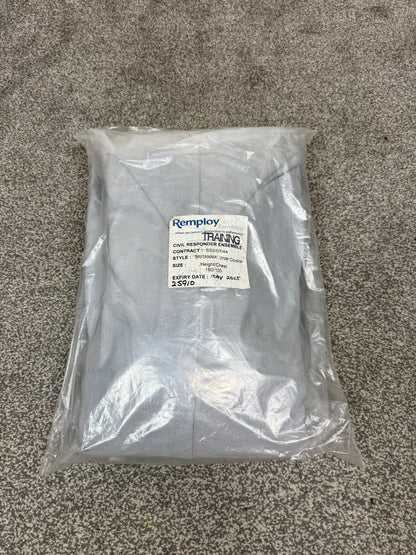 Ex Police NEW Remploy Britannia Training Under Coverall Suit CBRN Rubber Cuffs