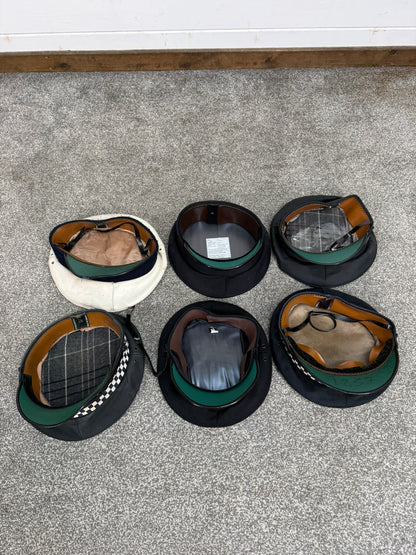 6x Ex Police Peak Cap Bowler Hat Job Lot Theatre Headwear Uniform Film Prop Lot