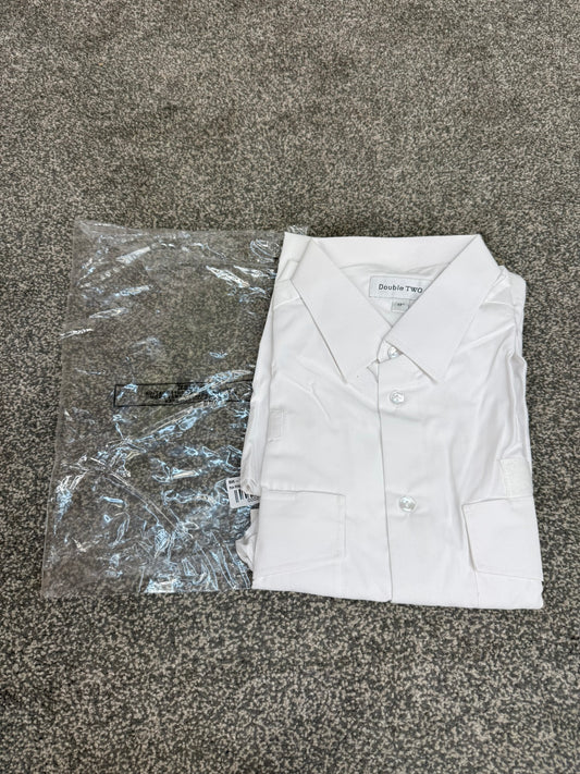 NEW Men's White Shirt Long Sleeve 17" Ex Police Collectors Film / TV Uniform