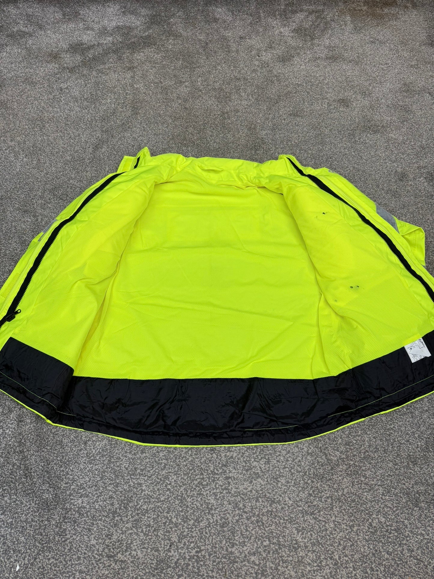 Ex Police PSNI Waterproof Hi Vis Jacket Coat BADGED Collector TV / Film Display