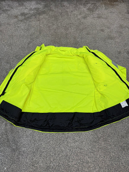 Ex Police PSNI Waterproof Hi Vis Jacket Coat BADGED Collector TV / Film Display