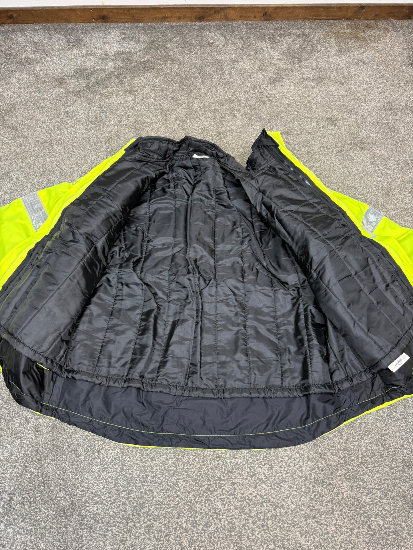 Ex Police PSNI Waterproof Hi Vis Jacket Coat BADGED Collector TV / Film Display