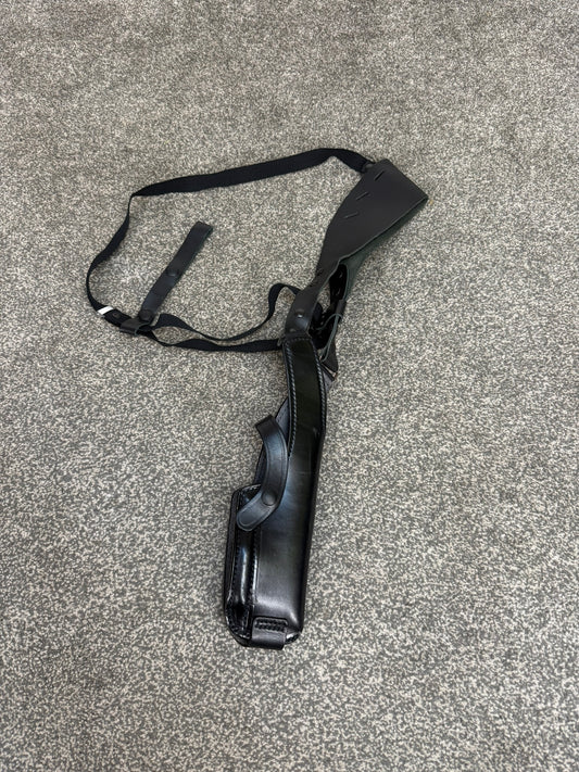 Ex Police PWL Smith & Wesson 411 Leather Shoulder Holster Covert Underarm