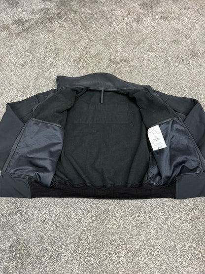 Ex Police Black Soft Shell Fleece Jacket X SMALL - BADGED Security Patrol TV Film