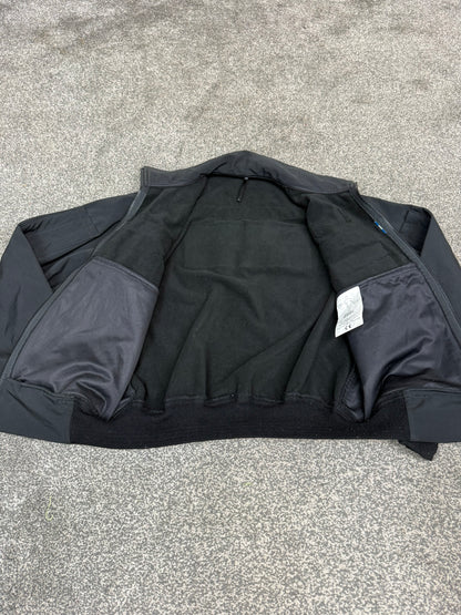 Ex Police Black Soft Shell Fleece Jacket SMALL - BADGED Security Patrol TV Film
