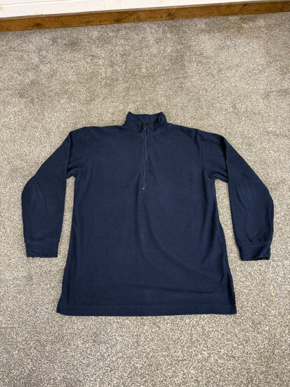 Keela Micro Fleece Navy Blue Lightweight Ex Police Hiking Work Baselayer Top