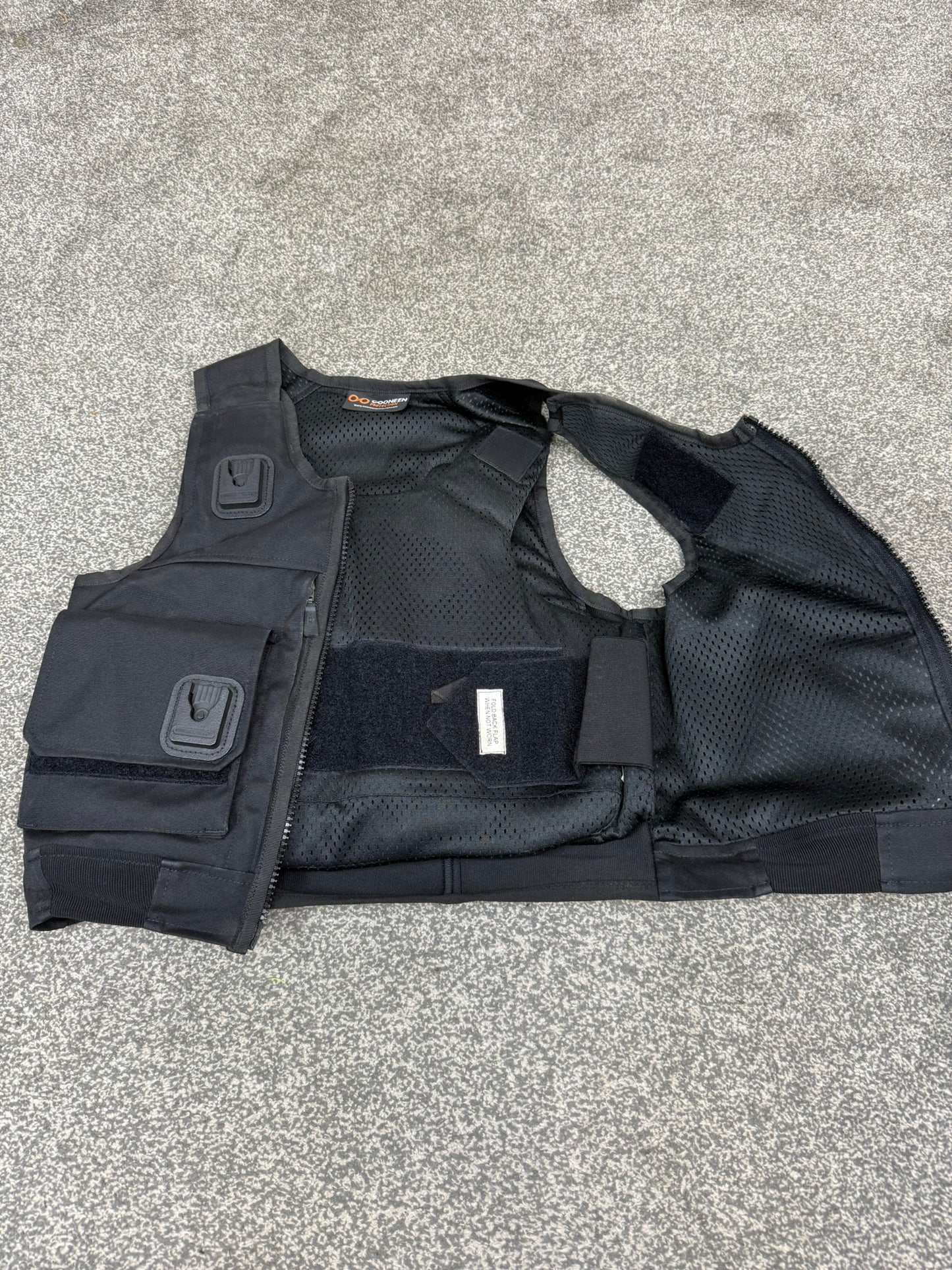 Ex Police Cooneen Body Armour Stab Vest SMALL Anti Stab & Ballistic HG1A & KR1