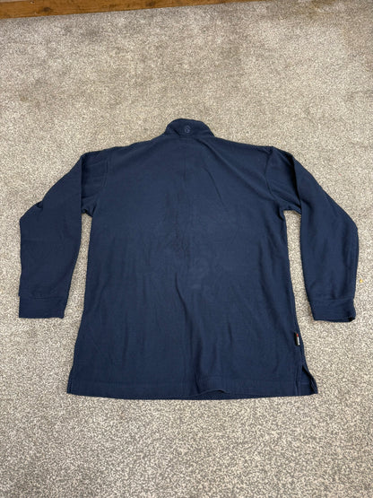 Keela Micro Fleece Navy Blue Lightweight Ex Police Hiking Work Baselayer Top