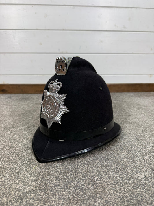 Vintage Norfolk Constabulary Coxcomb Police Bobby Helmet Obsolete Collector