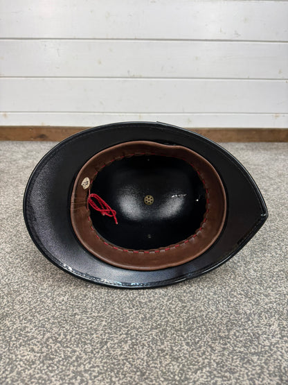 Vintage Norfolk Constabulary Coxcomb Police Bobby Helmet Obsolete Collector