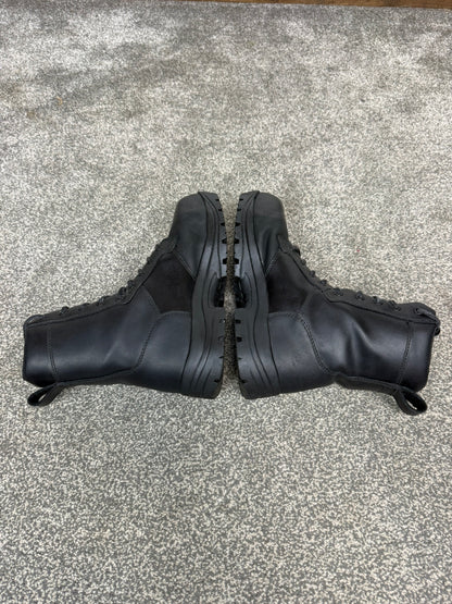 Magnum Elite Shield Met Black Leather Combat Boots UK 6 Ex Police Security Work