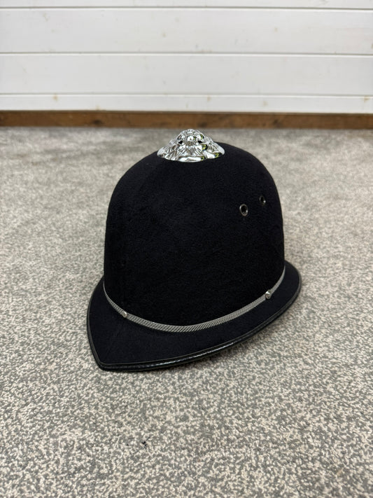 Ex Police Bobby Custodian Helmet Rose Top 58cm Fancy Dress Display